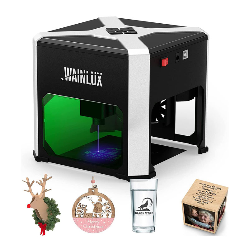 Industrial Laser Printing Machine - Wainlux-レーザー彫刻機K6,3000mw CNC,bluetoot,ミニレーザー彫刻機,ロゴ,マークプリンター,木工木材プラスチック