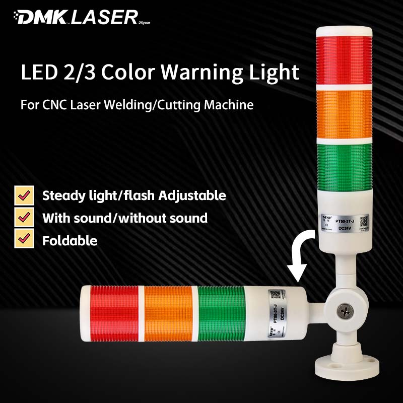 Industrial Laser Welding Tool - LED 三色光信号塔スタックライト工業用信号警告灯ブザー CNC レーザー溶接/切断機
