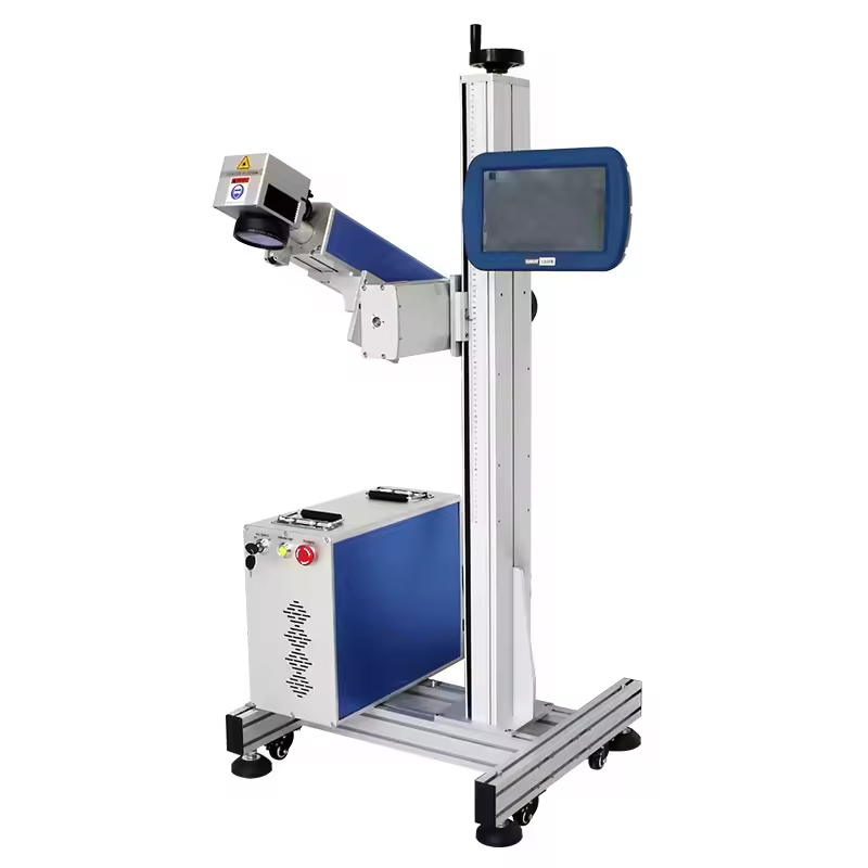 Industrial Laser Printing Machine - レーザープリンター工業用オンライン高速レーザー印字機日付コードシリーズ番号飛行レーザーマーキングマシン