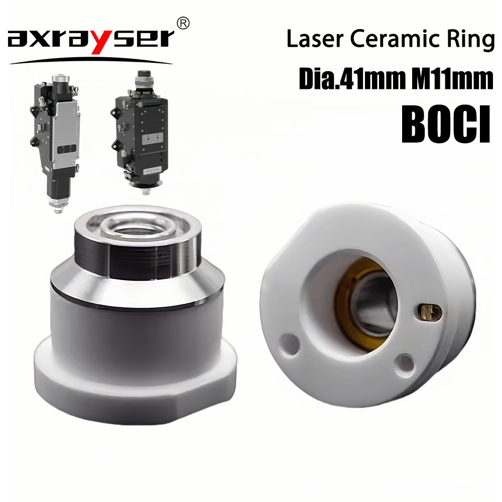 Metal Laser Cutter Head - BOCHUオリジナルレーザーセラミックボディ 直径41mm M11*0.75 ノズルホルダーリング 高出力BOCHUレーザーカッティングヘッド BLT420