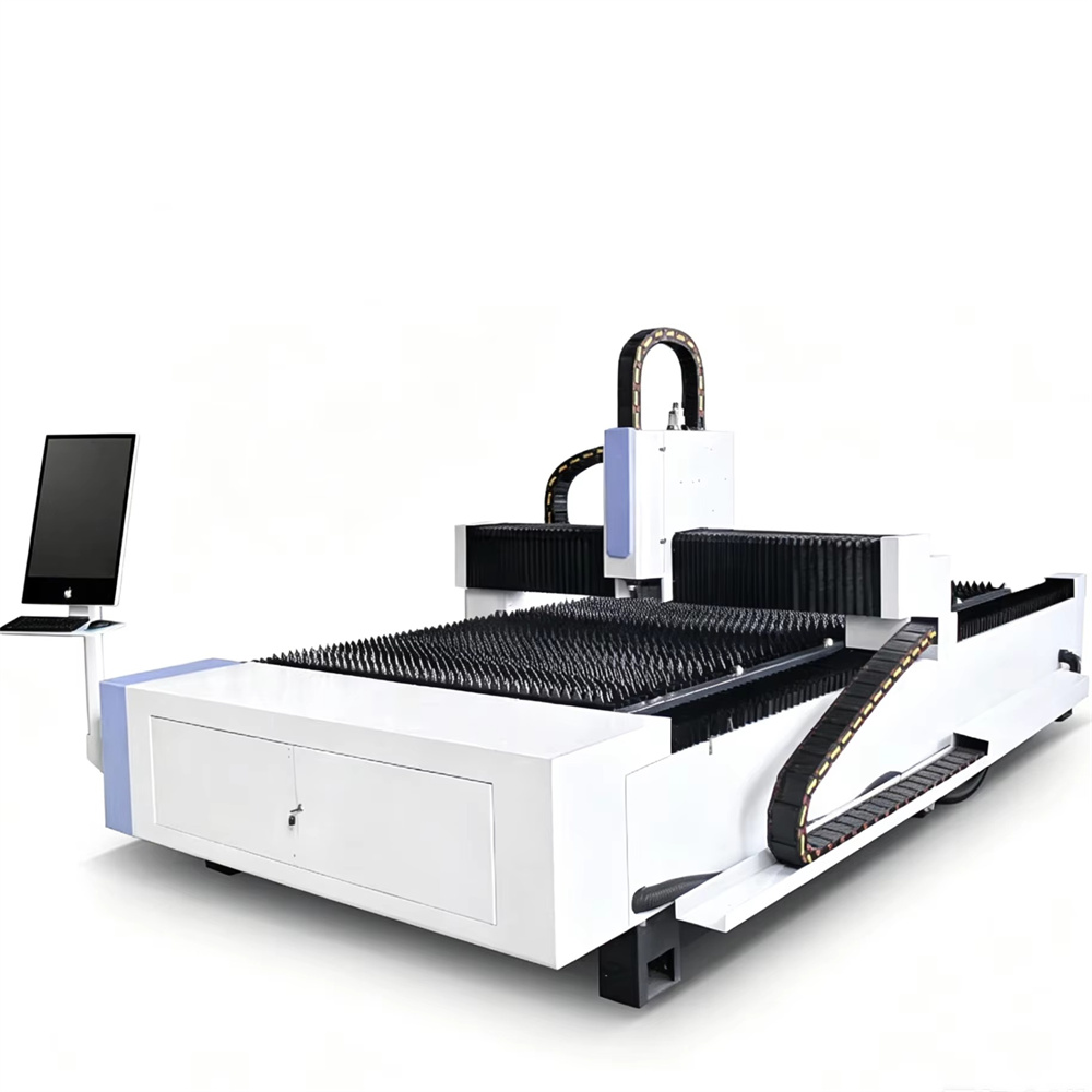 Metal Laser Cutter Head - 工業用 3000W CNC ファイバーレーザー切断機鋼銅金属レーザーカッター Raycus レーザーソースオートフォーカスヘッド付き