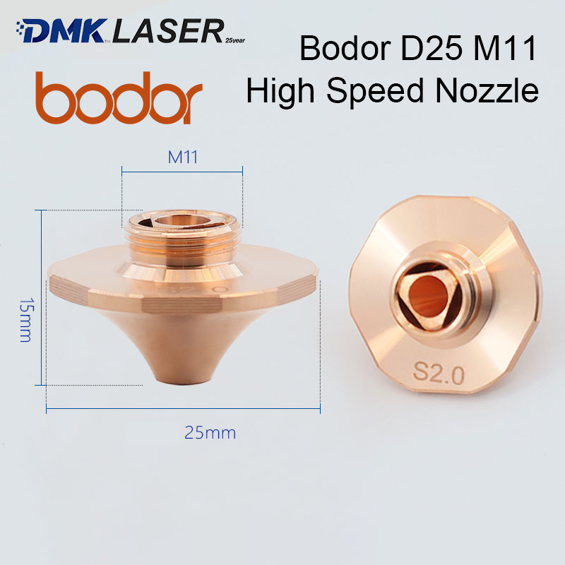 Metal Laser Cutter Head - Bodor D25 レーザー切断ノズル新しい高速六角形銅ノズル BODOR 高出力カッターマシン切断ヘッド用