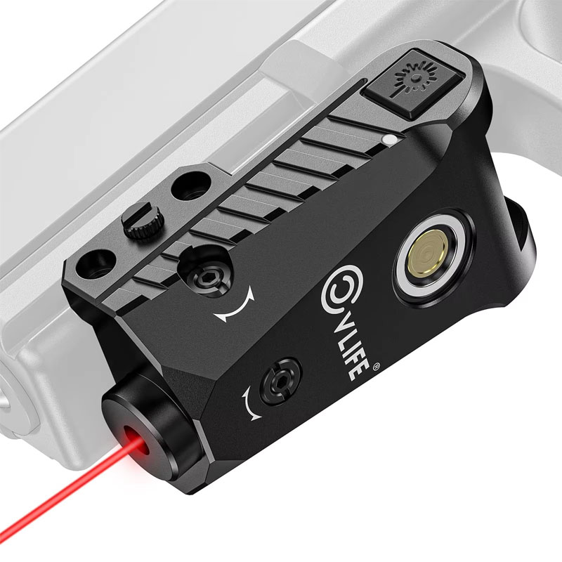 Industrial Laser Pointer - ピカティニーレッドサイト磁気充電式充電式ピストルレーザー 21MM ピカティニーレールマウント両利き用スイッチ