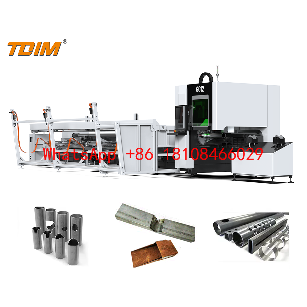 Metal Laser Cutter Head - オスプリ/ボシ ヘッドファイバーレーザーパイプカッター 6.4m 金属角型丸型CNCチューブパイプ ファイバーレーザー切断機