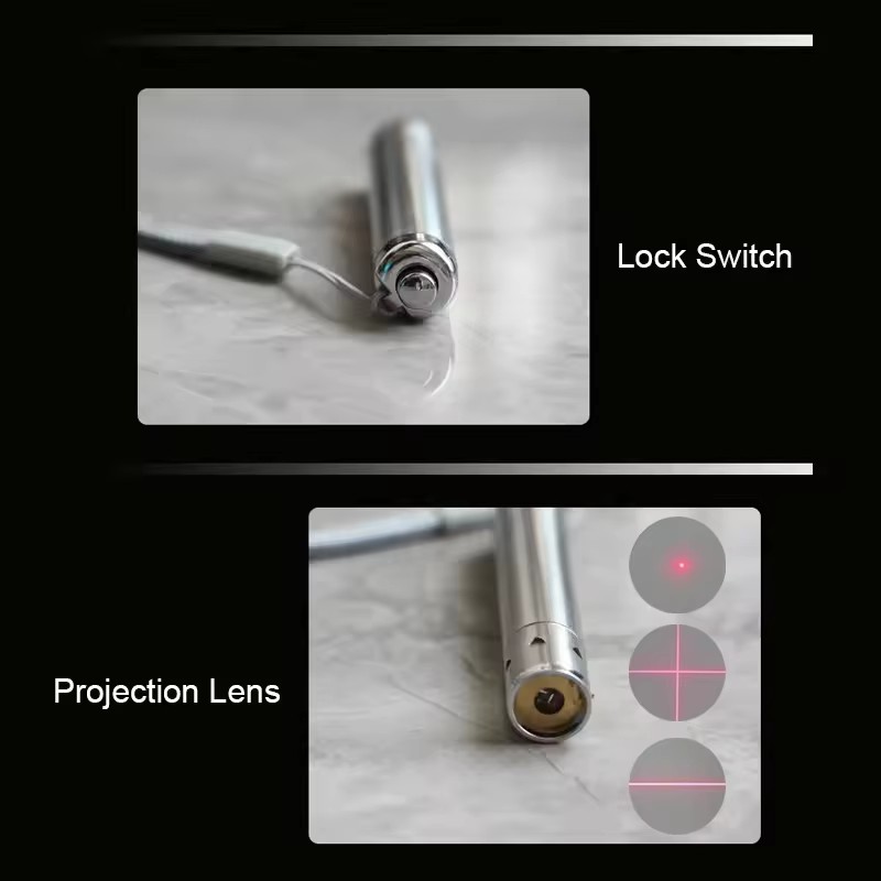 ミニ650nm 10mWレッドドット/ライン/クロスレーザー - Industrial Laser Pointer のレビューと価格