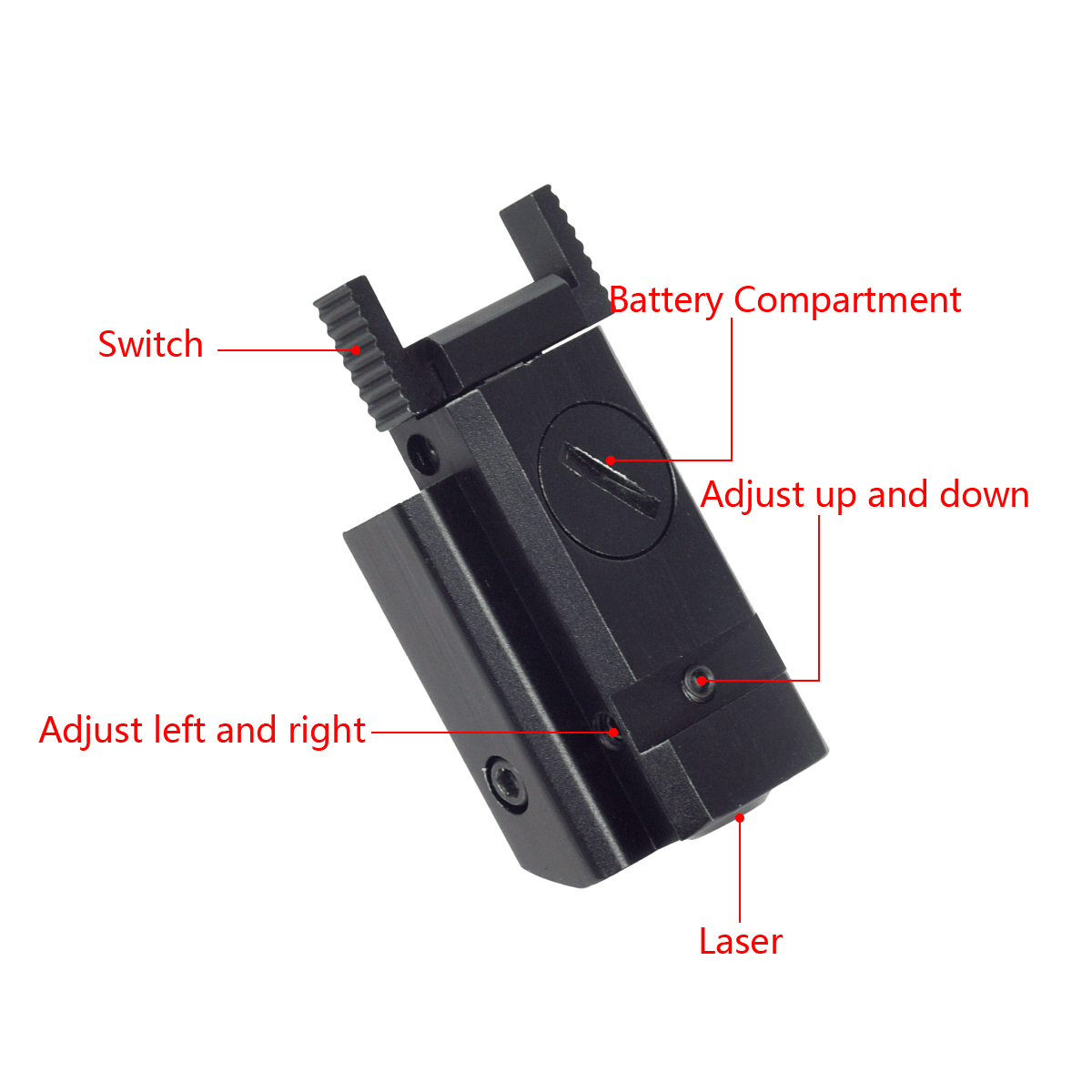 メタルレッドグリーンレーザーサイト戦術レーザーポインター 2 - Industrial Laser Pointer のレビューと価格