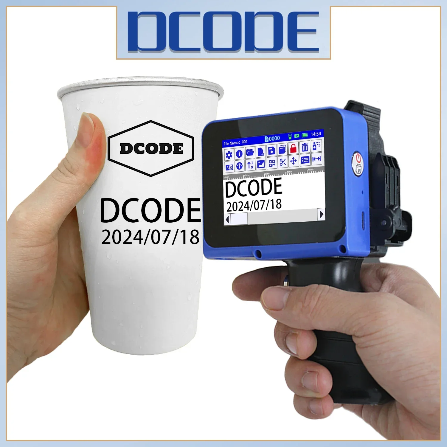 DCODE DC12 ポータブルミニ分割プリンタ 12.7  - Industrial Laser Printing Machine のレビューと価格