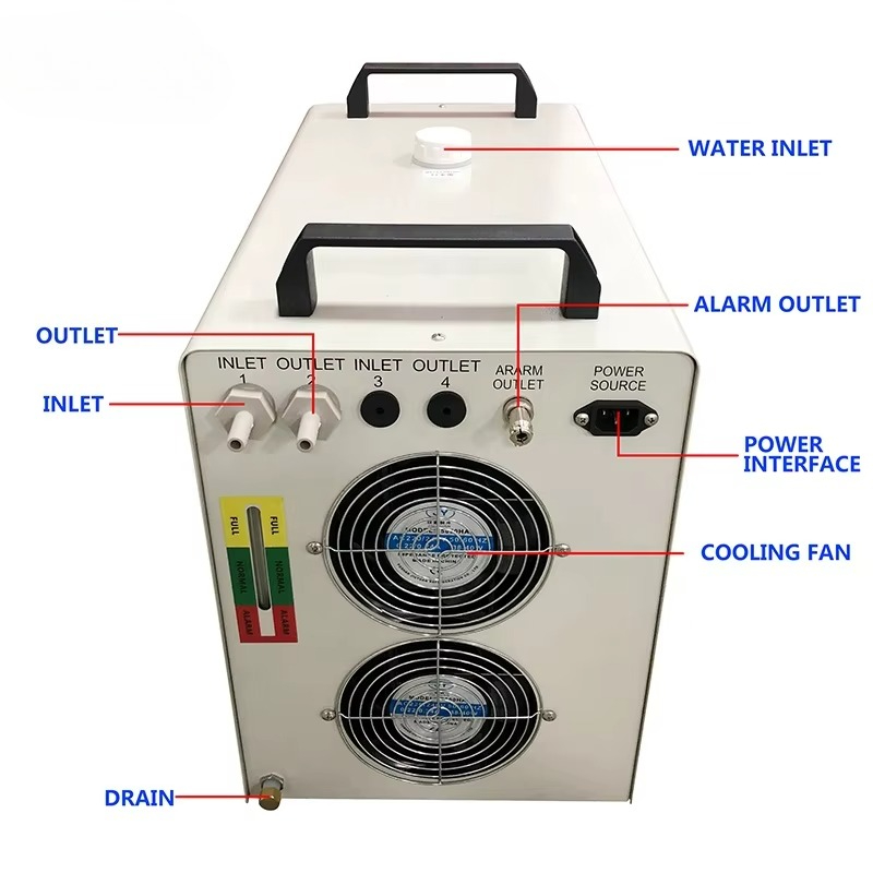 工業用水チラー CW 5200 CNC レーザー彫刻機冷却機 - Laser Industrial Chiller のレビューと価格