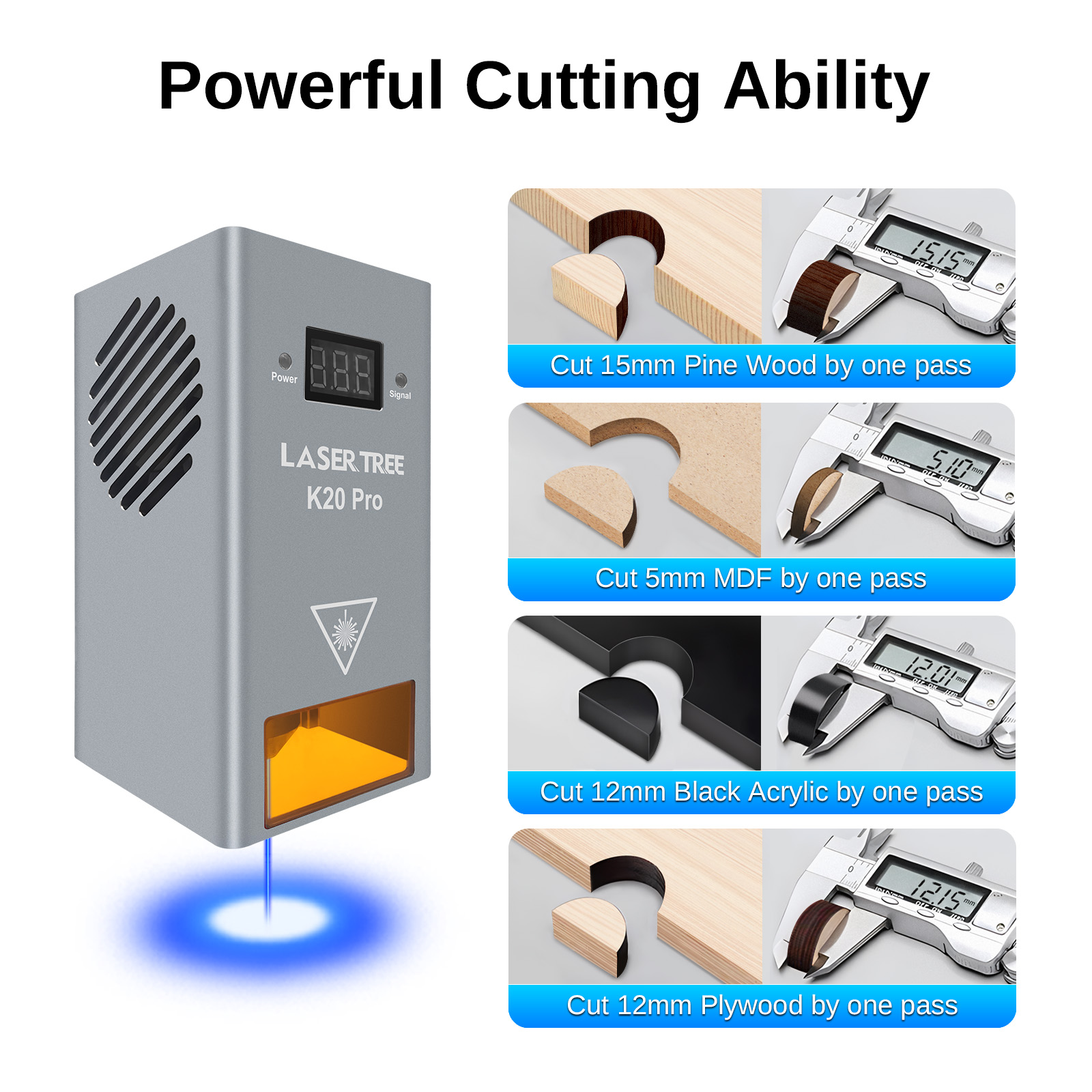 光学レーザーヘッド,20W,空気補助レーザーキット,CNC  - Metal Laser Cutter Head のレビューと価格