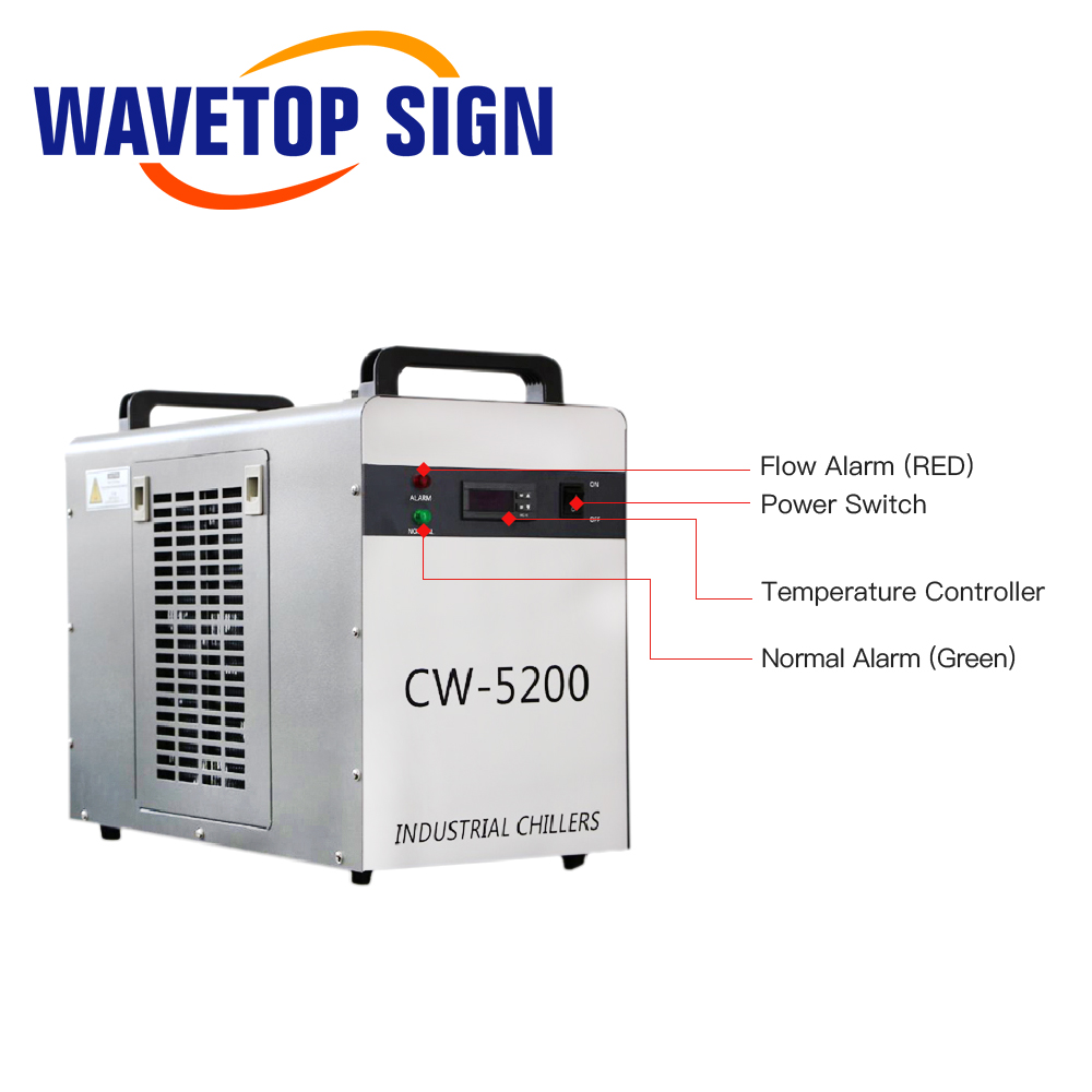 WaveTopSign CW-5200 工業用水チラー 52 - Laser Industrial Chiller のレビューと価格
