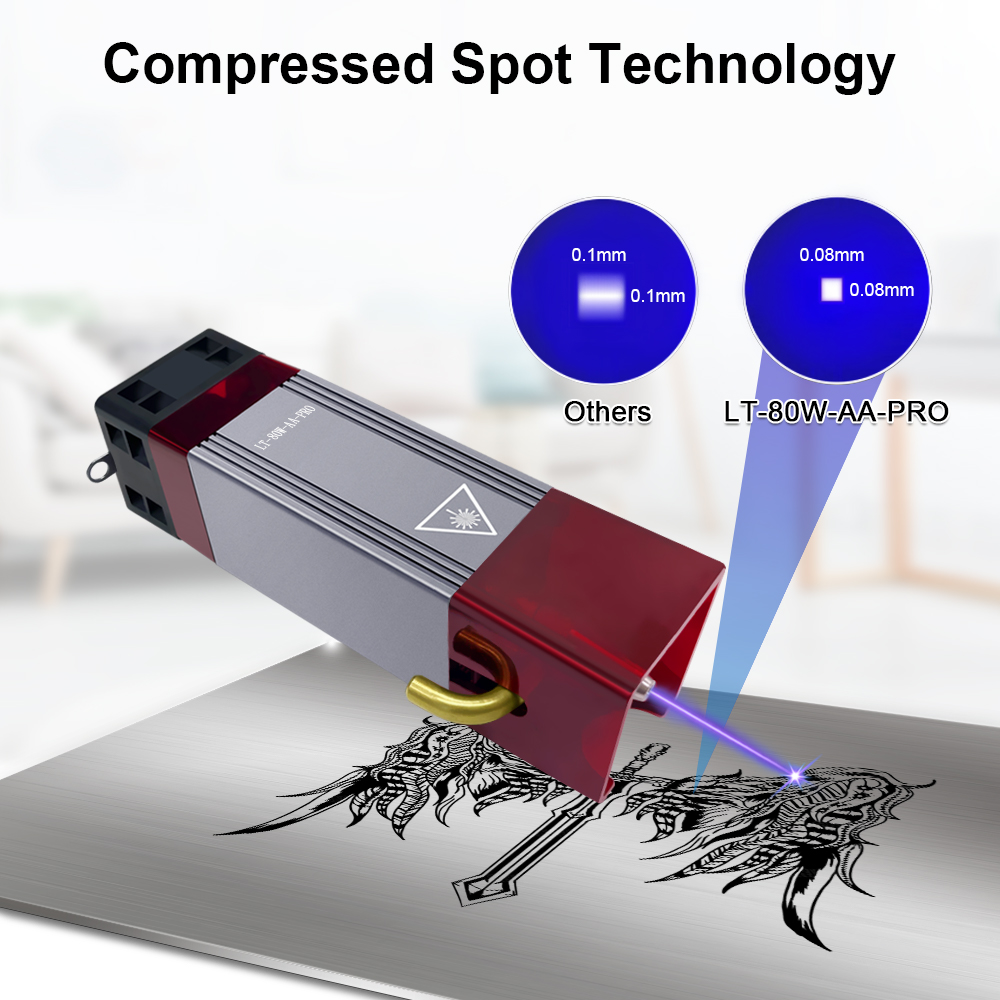 補助,青色光レーザーモジュール,CNC彫刻,切断,DIYツー - Metal Laser Cutter Head のレビューと価格
