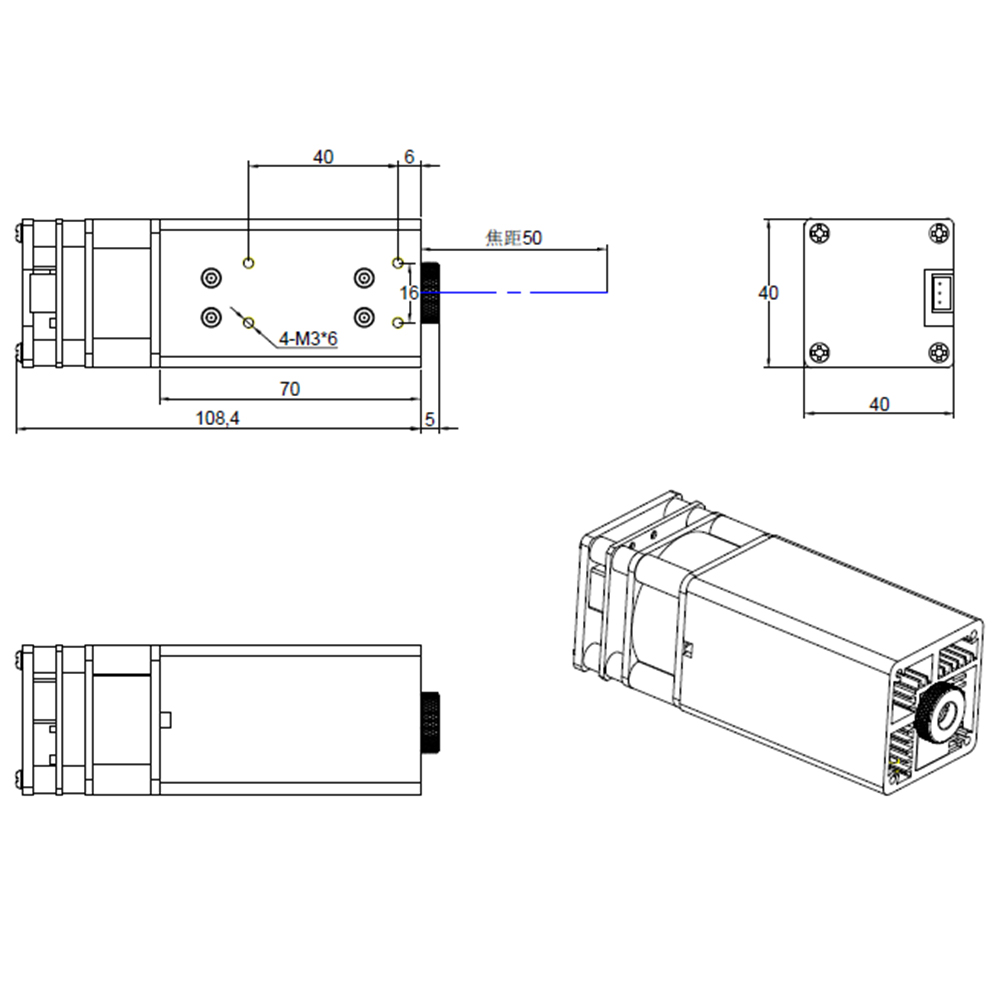 Twotrees 80ワットレーザー彫刻機レーザーカッター用 - Metal Laser Cutter Head のレビューと価格
