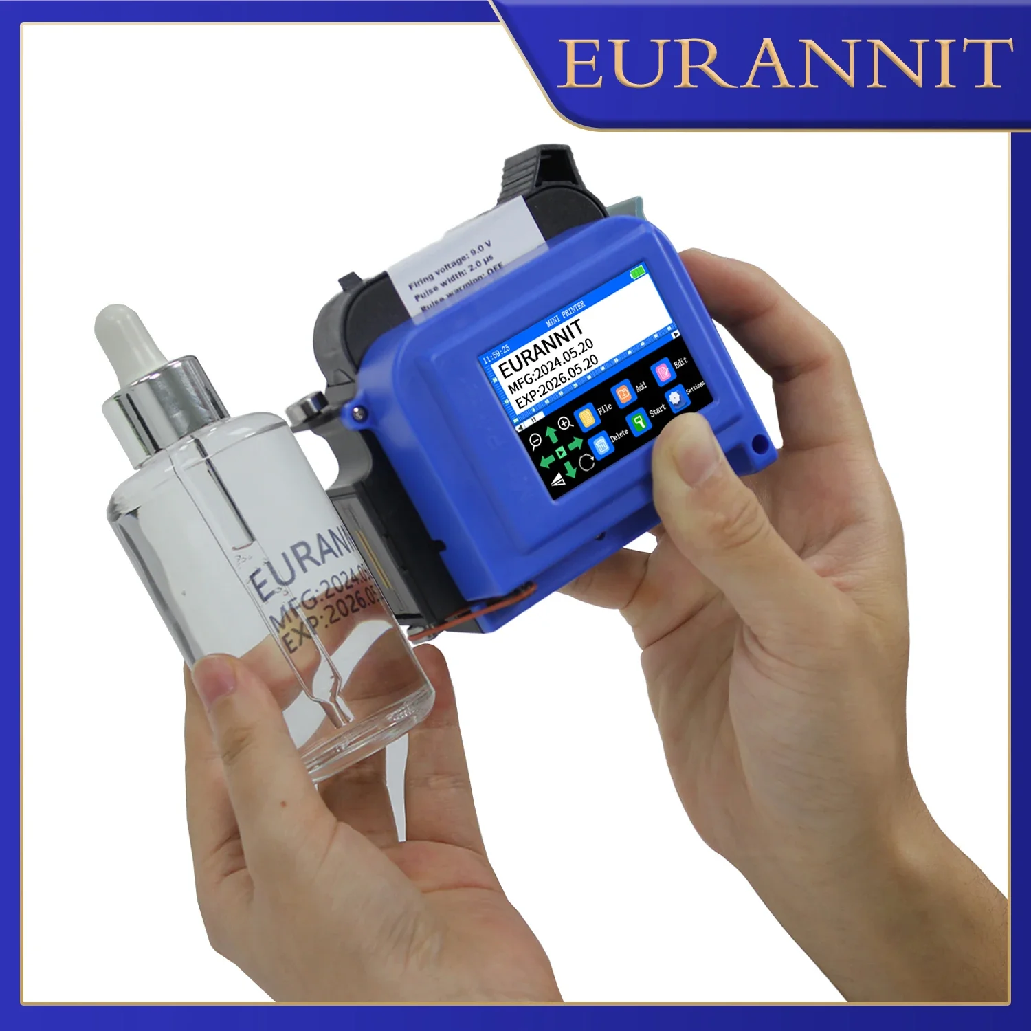 Eurannit-ポータブルミニハンドヘルドインクジェットプ - Industrial Laser Printing Machine のレビューと価格