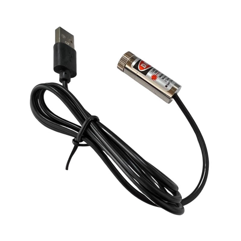 650nm銅レーザーポインターUSBヘッド赤色ドット/ライン - Industrial Laser Pointer のレビューと価格