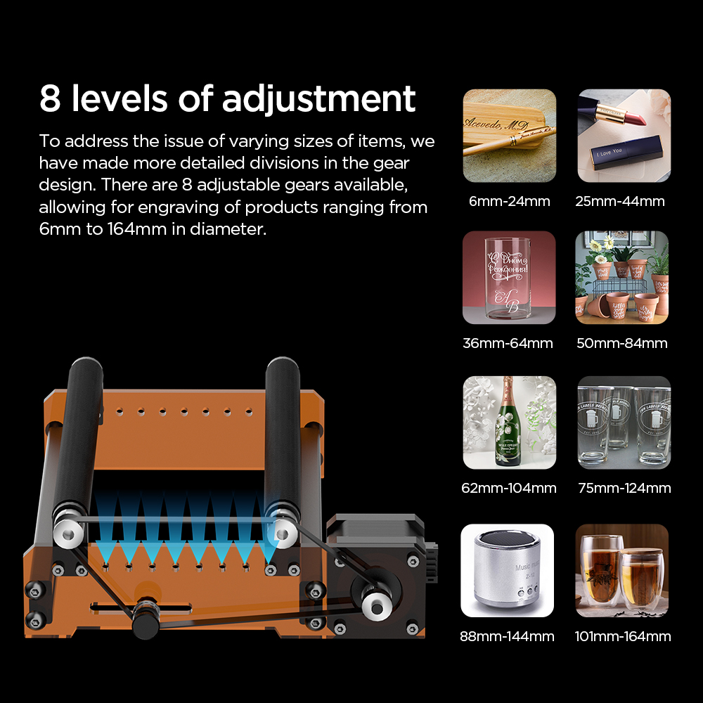 ACMER M3 レーザーロータリーローラー 360 °   - Industrial Laser Cutting Machine のレビューと価格