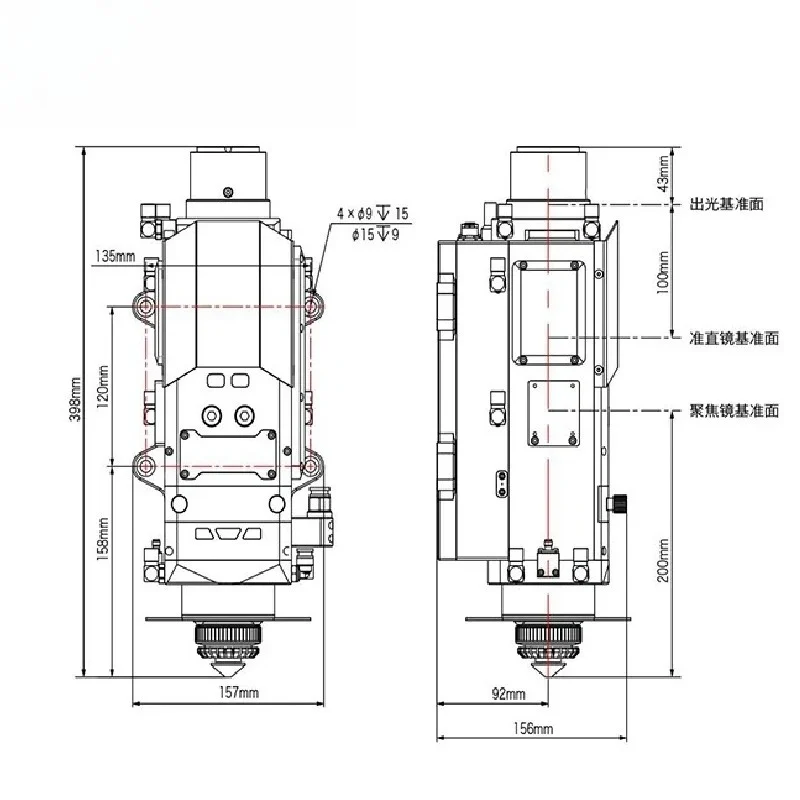 8KW 8000W LCM08B インテリジェントオートフォ - Metal Laser Cutter Head のレビューと価格
