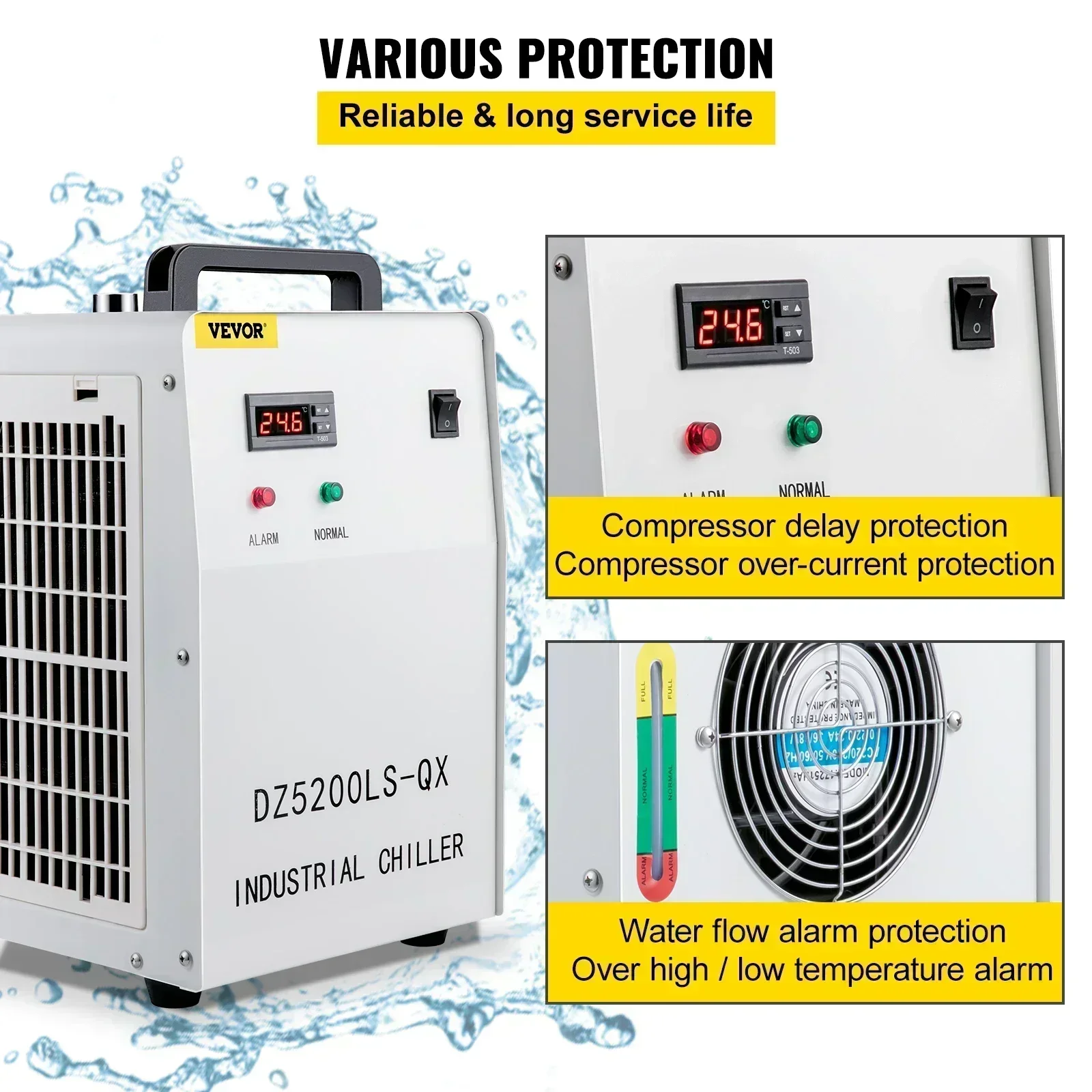 SIHAO CW-3000 工業用CNCレーザー彫刻機 水冷 - Laser Industrial Chiller のレビューと価格