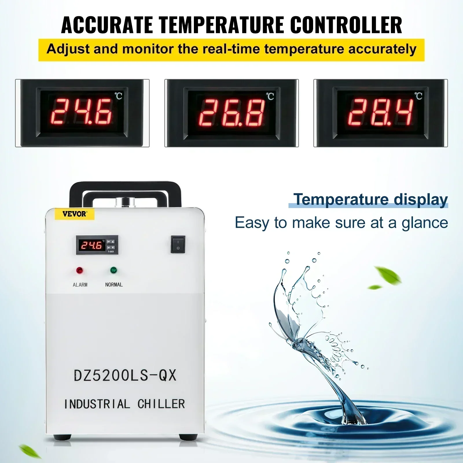 SIHAO CW-3000 工業用CNCレーザー彫刻機 水冷 - Laser Industrial Chiller のレビューと価格