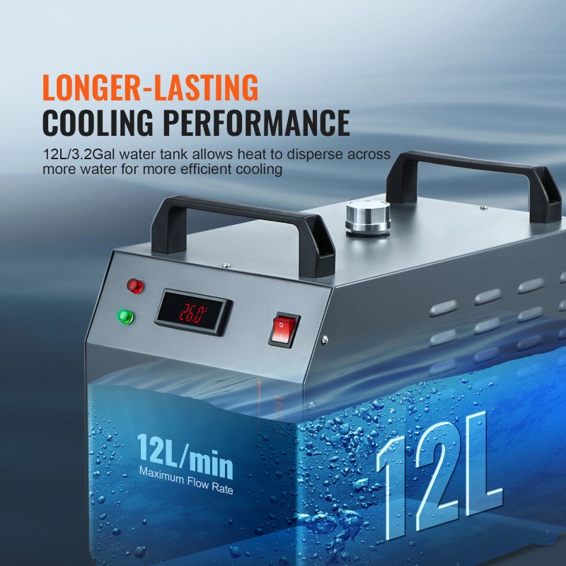 SucceBuy 工業用ウォーターチラー CW-3000 8 - Laser Industrial Chiller のレビューと価格