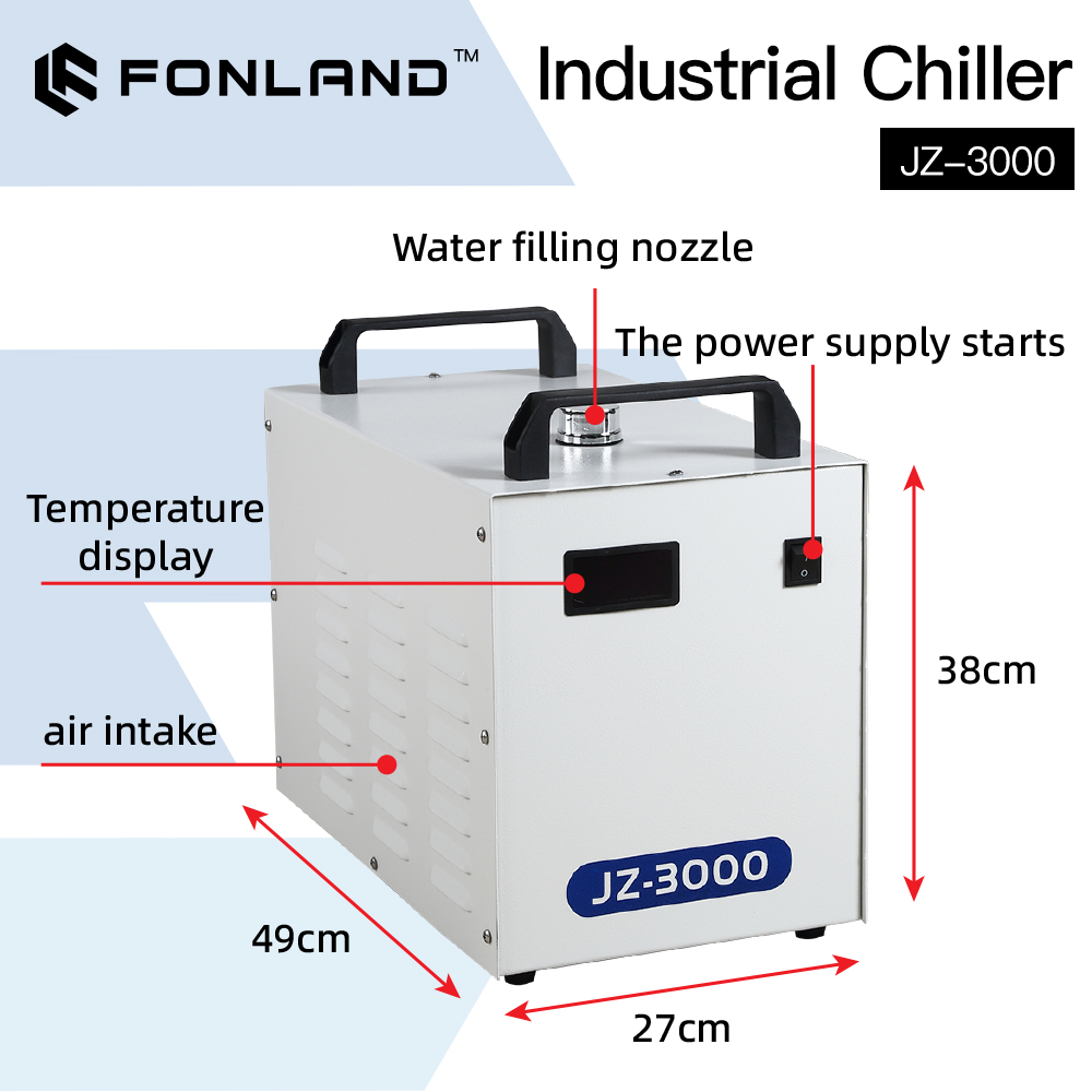 FONLAND JZ-3000 DG110V AG220V  - Laser Industrial Chiller のレビューと価格