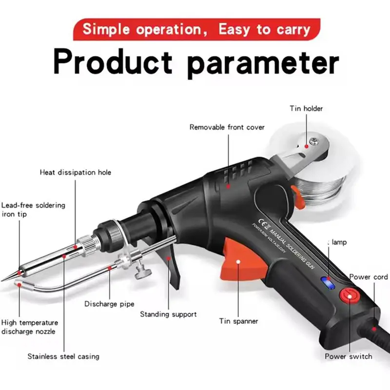 多機能はんだごてはんだ付けガンセットハンドヘルドアイロン溶接 - Industrial Laser Welding Iron のレビューと価格